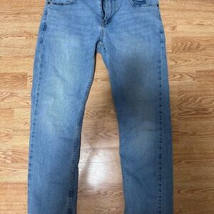 Levi's Men's Straight Jeans in Light Blue Denim